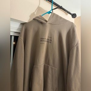 H&M Relaxed Fit Beige Hoodie